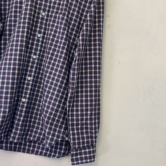 Brooks Brothers blue plaid long sleeve button down shirt Size M - Picture 4 of 11